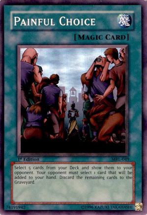 Painful Choice (Super Rare) (MRL-049) - Magic Ruler Unlimited