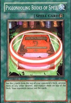 Pigeonholing Books of Spell (Common) (MFC-093) - Magician's Force Unlimited