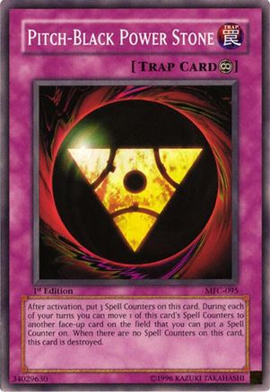 Pitch-Black Power Stone (Common) (MFC-095) - Magician's Force 1st Edition