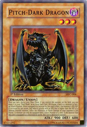 Pitch-Dark Dragon (Common) (MFC-008) - Magician's Force 1st Edition