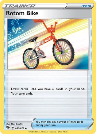 Rotom Bike (063/73) [Champions Path] Reverse Holofoil - Uncommon