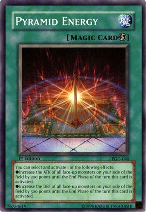 Pyramid Energy (PGD-040) - Pharaonic Guardian 1st Edition