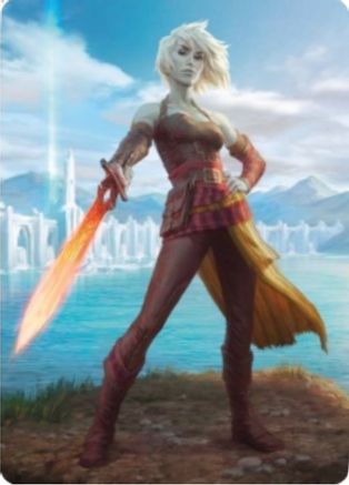 Nahiri, Heir of the Ancients Art Card (3/81) (ASZNR-003) [Art Series: Zendikar Rising]