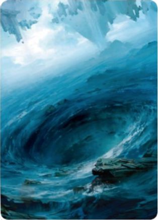 Island Art Card (12/81) (ASZNR-012) [Art Series: Zendikar Rising]