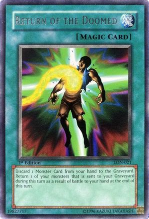 Return of the Doomed (Rare) (LON-021) - Labyrinth of Nightmare Unlimited