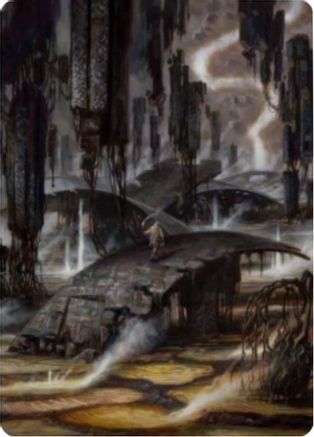Grimclimb Pathway Art Card (ASZNR-024) [Art Series: Zendikar Rising]