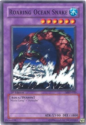 Roaring Ocean Snake (Common) (MRD-020) - Metal Raiders 1st Edition