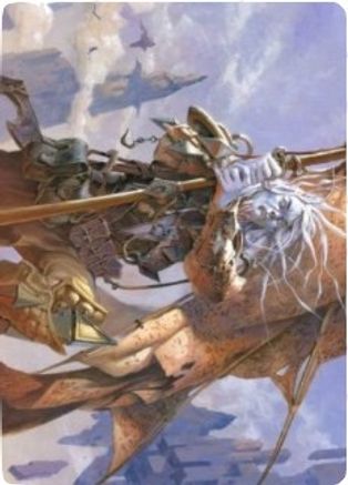 Sea Gate Banneret Art Card (ASZNR-043) [Art Series: Zendikar Rising]