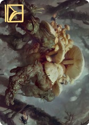 Swarm Shambler Art Card (Gold-Stamped Signature) (ASZNR-073) [Art Series: Zendikar Rising]