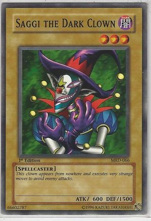 Saggi the Dark Clown (Common) (MRD-066) - Metal Raiders 1st Edition