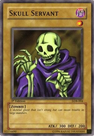 Skull Servant (Common) (LOB-004) - The Legend of Blue Eyes White Dragon 1st Edition