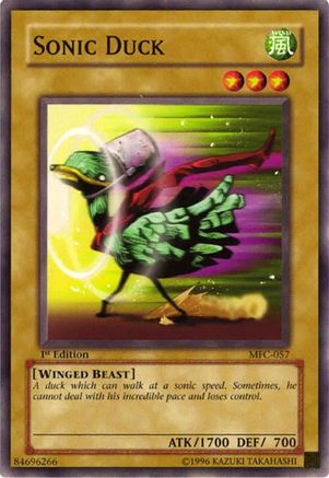 Sonic Duck (Common) (MFC-057) - Magician's Force 1st Edition