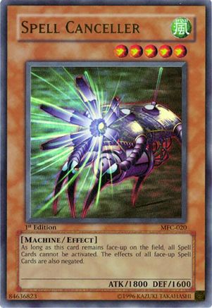 Spell Canceller (Ultra Rare) (MFC-020) - Magician's Force 1st Edition