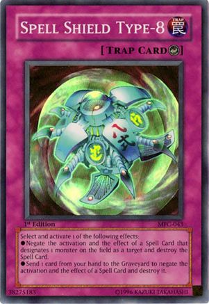 Spell Shield Type-8 (Super Rare) (MFC-043) - Magician's Force 1st Edition