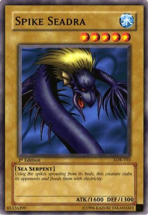 Spike Seadra (Common) (LOB-103) - The Legend of Blue Eyes White Dragon Unlimited