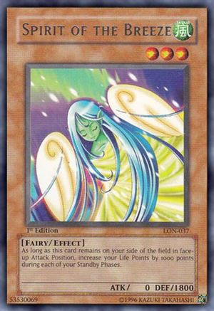 Spirit of the Breeze (Rare) (LON-037) - Labyrinth of Nightmare Unlimited