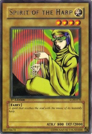 Spirit of the Harp (Rare) (LOB-078) - The Legend of Blue Eyes White Dragon Unlimited