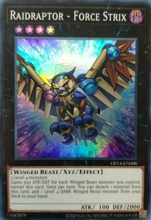Raidraptor - Force Strix (Super Rare) (OP14-EN008) - OTS Tournament Pack 14 Unlimited