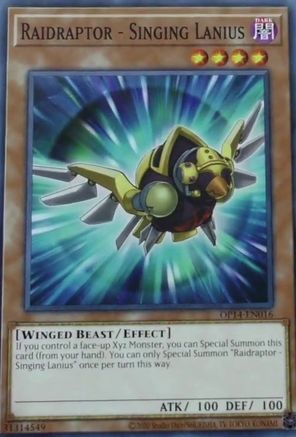Raidraptor - Singing Lanius (Common) (OP14-EN016) - OTS Tournament Pack 14 Unlimited