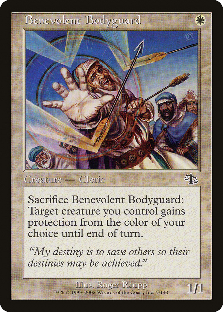 Benevolent Bodyguard (JUD-005) [Judgment] Foil
