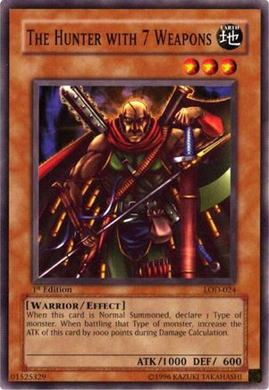The Hunter with 7 Weapons (Common) (LOD-024) - Legacy of Darkness 1st Edition