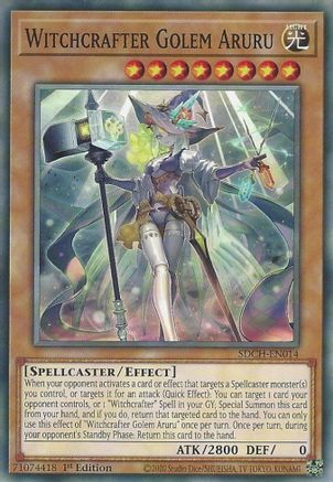 Witchcrafter Golem Aruru (Common) (SDCH-EN014) - Structure Deck: Spirit Charmers 1st Edition