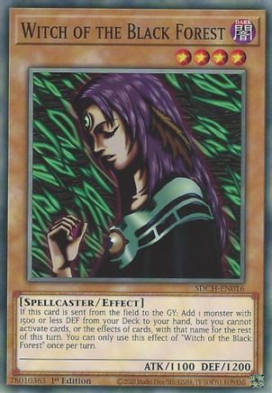 Witch of the Black Forest (Common) (SDCH-EN016) - Structure Deck: Spirit Charmers 1st Edition