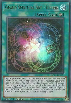 Grand Spiritual Art - Ichirin (Ultra Rare) (SDCH-EN019) - Structure Deck: Spirit Charmers 1st Edition
