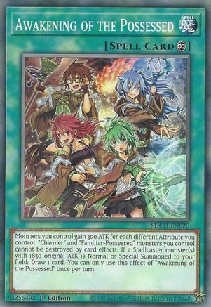 Awakening of the Possessed (Common) (SDCH-EN020) - Structure Deck: Spirit Charmers 1st Edition