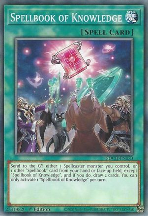 Spellbook of Knowledge (Common) (SDCH-EN023) - Structure Deck: Spirit Charmers 1st Edition