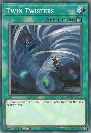 Twin Twisters (Common) (SDCH-EN026) - Structure Deck: Spirit Charmers 1st Edition