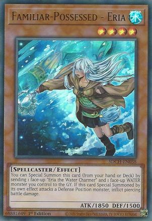 Familiar-Possessed - Eria (Alternate Art) (Ultra Rare) (SDCH-EN038) - Structure Deck: Spirit Charmers 1st Edition