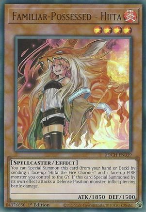 Familiar-Possessed - Hiita (Alternate Art) (Ultra Rare) (SDCH-EN039) - Structure Deck: Spirit Charmers 1st Edition