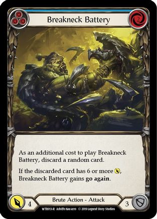Breakneck Battery (Blue) (WTR013) - Welcome to Rathe Unlimited Edition