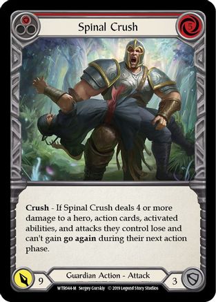 Spinal Crush (WTR044) - Welcome to Rathe Unlimited Edition Rainbow Foil
