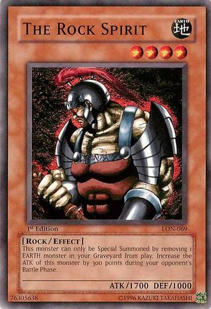 The Rock Spirit (Common) (LON-069) - Labyrinth of Nightmare Unlimited