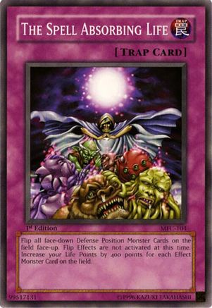 The Spell Absorbing Life (Common) (MFC-104) - Magician's Force Unlimited