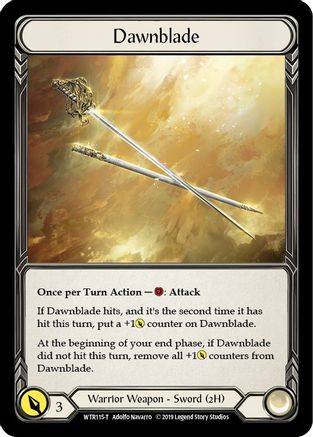 Dawnblade // Quicken (WTR115) - Welcome to Rathe 1st Edition