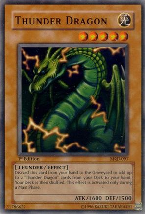 Thunder Dragon (Common) (MRD-097) - Metal Raiders 1st Edition