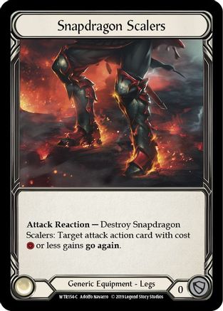 Snapdragon Scalers (WTR154) - Welcome to Rathe 1st Edition Cold Foil