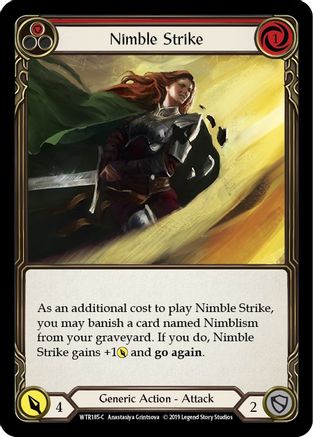 Nimble Strike (Red) (WTR185) - Welcome to Rathe 1st Edition