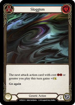 Sloggism (Blue) (WTR223) - Welcome to Rathe Unlimited Edition Rainbow Foil