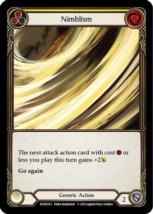 Nimblism (Yellow) (WTR219) - Welcome to Rathe 1st Edition Rainbow Foil