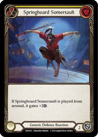 Springboard Somersault (TEA019) - Hero Deck: Dorinthea 1st Edition