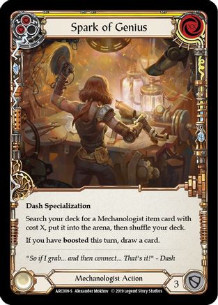 Spark of Genius (ARC009) - Arcane Rising Unlimited Edition Rainbow Foil