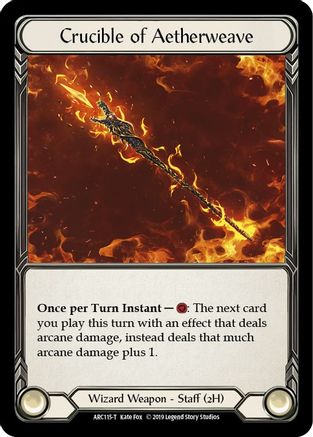 Crucible of Aetherweave // Dash (ARC115) - Arcane Rising 1st Edition