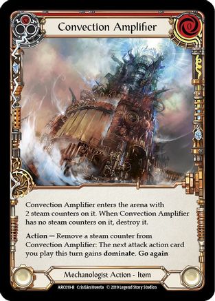 Convection Amplifier (ARC019) - Arcane Rising 1st Edition Rainbow Foil