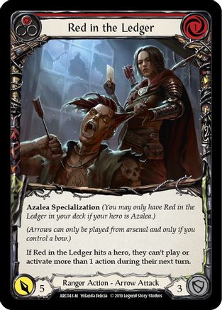 Red in the Ledger (ARC043) - Arcane Rising 1st Edition