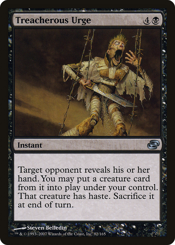 Treacherous Urge (PLC-082) [Planar Chaos] Foil