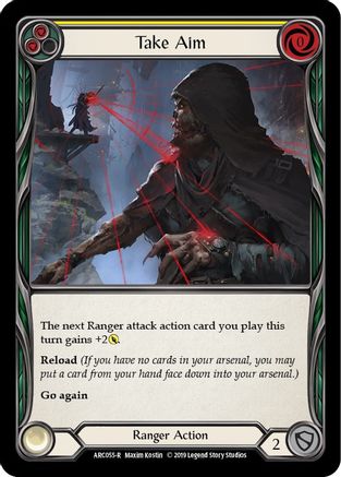 Take Aim (Yellow) (ARC055) - Arcane Rising 1st Edition